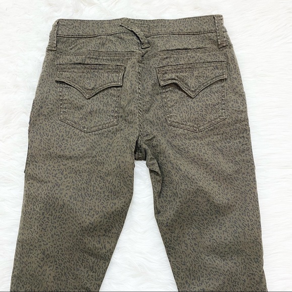 JOIE Green Leopard Print Skinny Jeans - Picture 2 of 7